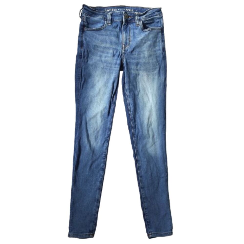 American Eagle Women's 2 Short Ne(x)t Level Stretch Jegging Denim Jeans